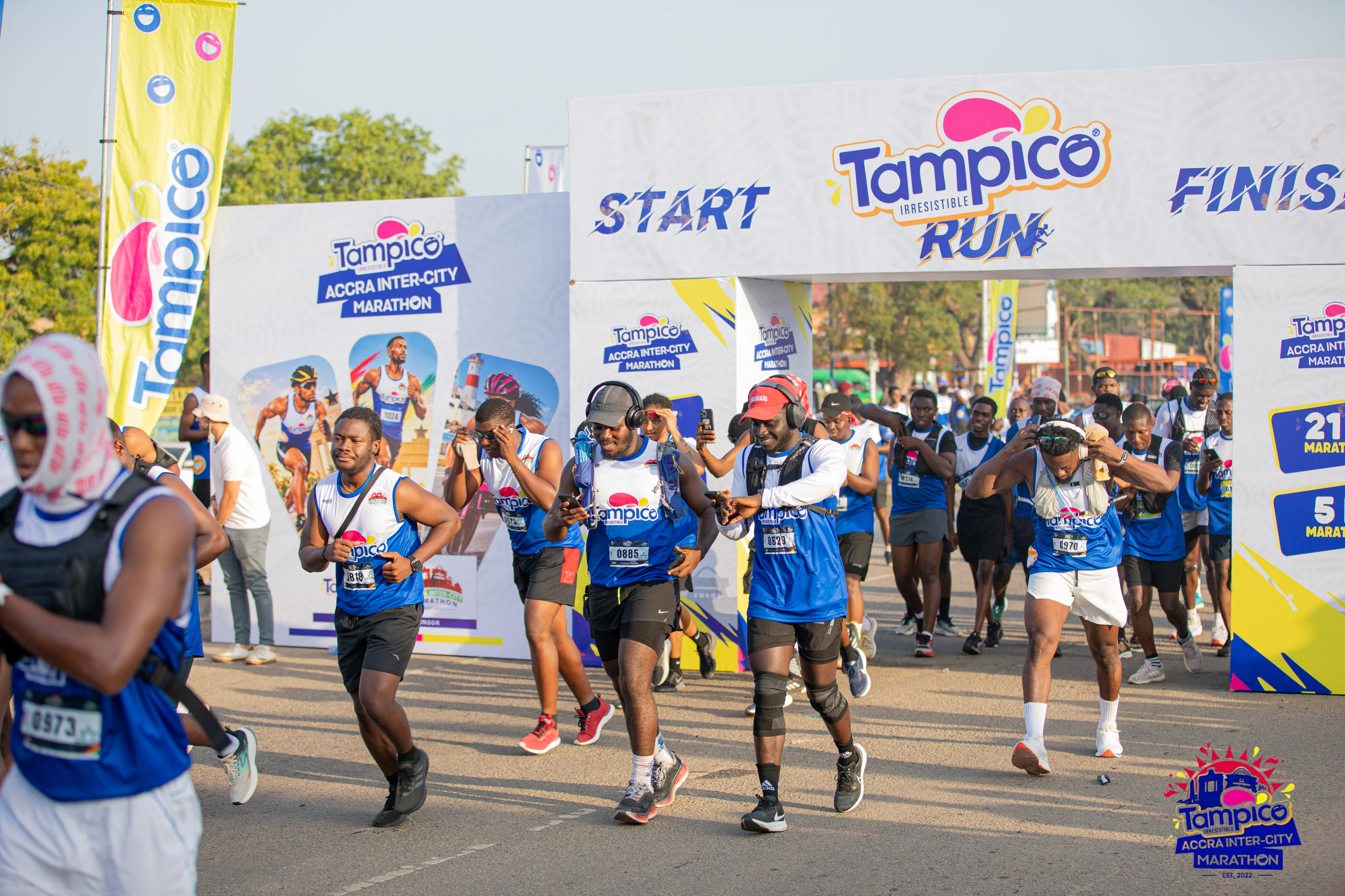 Tampico marathon runners