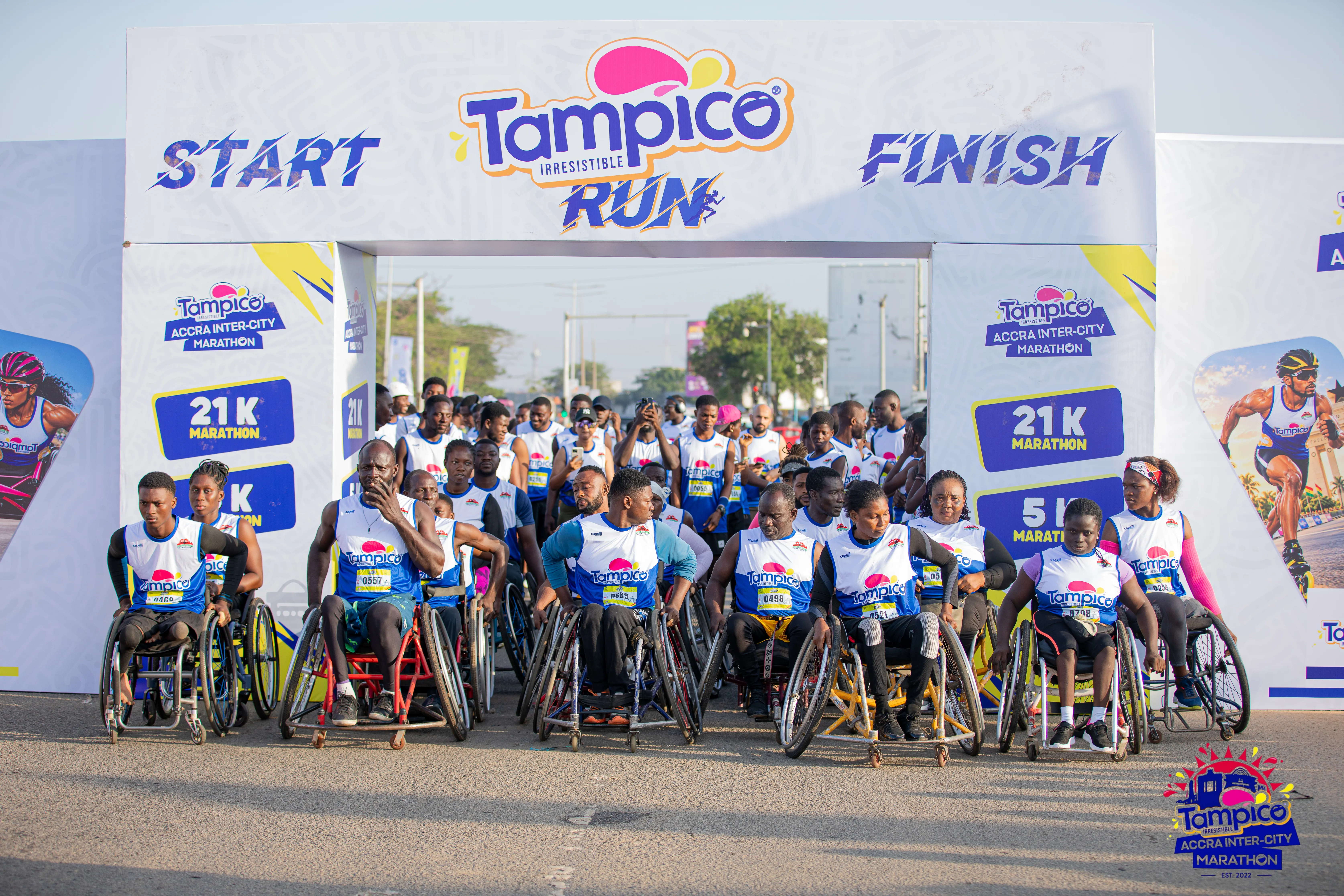 Tampico marathon start line